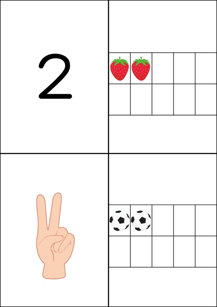 数字カルタ背景白数字の2