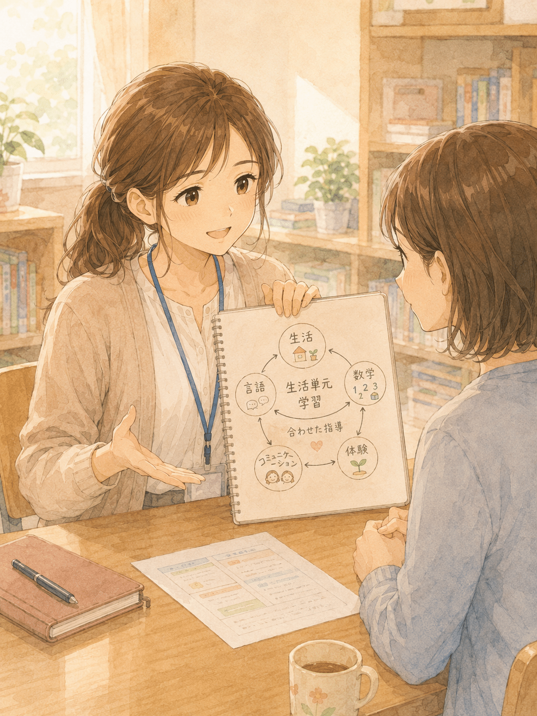 調理や買い物や野菜づくりなど生活単元学習の活動を考えるイメージ